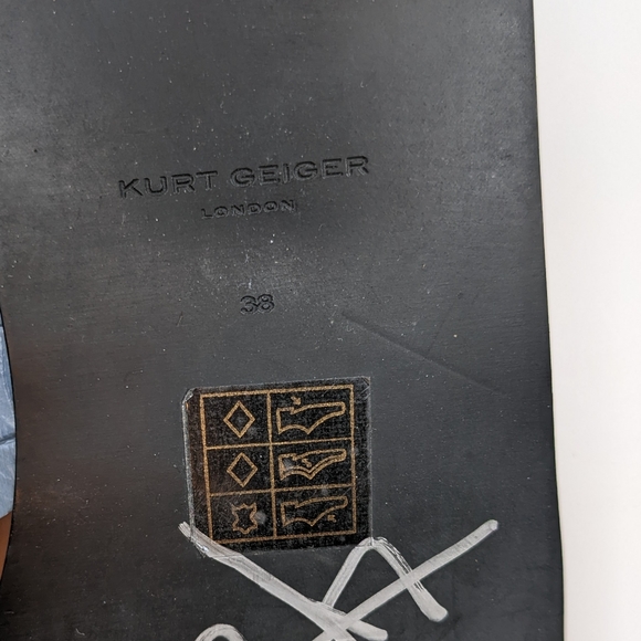 KURT GEIGER London Croc-Embossed Mia Sandals - Picture 6 of 6